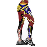 Baltimore Ravens Print Leggings Women sports Pants