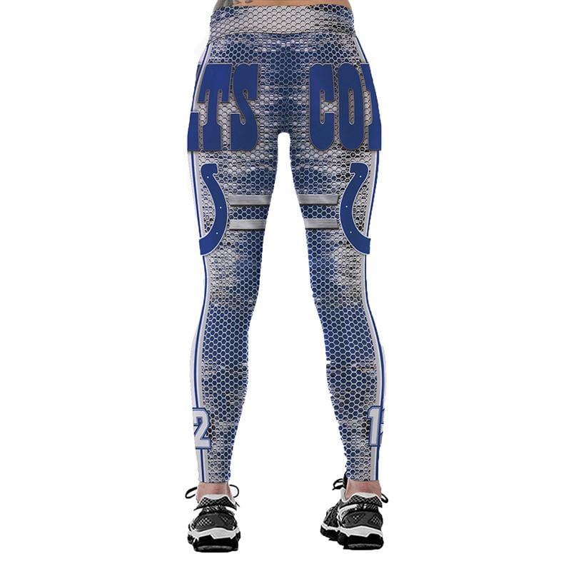 Indianapolis Colts Print Leggings Women Casual Sports Pants