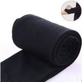 Autumn winter woman thick warm leggings candy color brushed charcoal Stretch Fleece Pants Trample Feet Leggings
