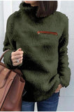 Women Sweatshirts Autumn Winter Top Long Sleeve Plush Warm Pullover Kpop Ladies Tops Women Clothes Pure Sweatshirt